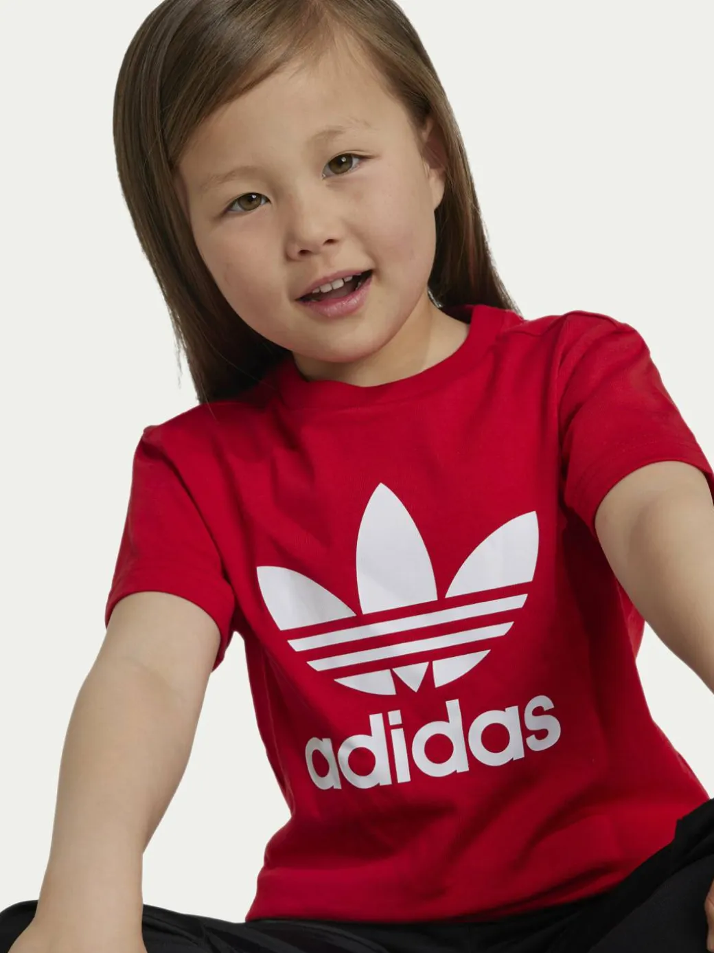 T-shirt adicolor Trefoil IY2387 Rosso Regular Fit