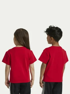 T-shirt adicolor Trefoil IY2387 Rosso Regular Fit