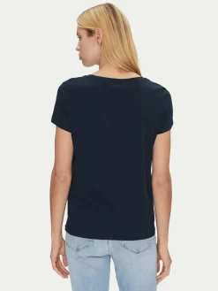 T-shirt Alma 1013933 Blu scuro Regular Fit
