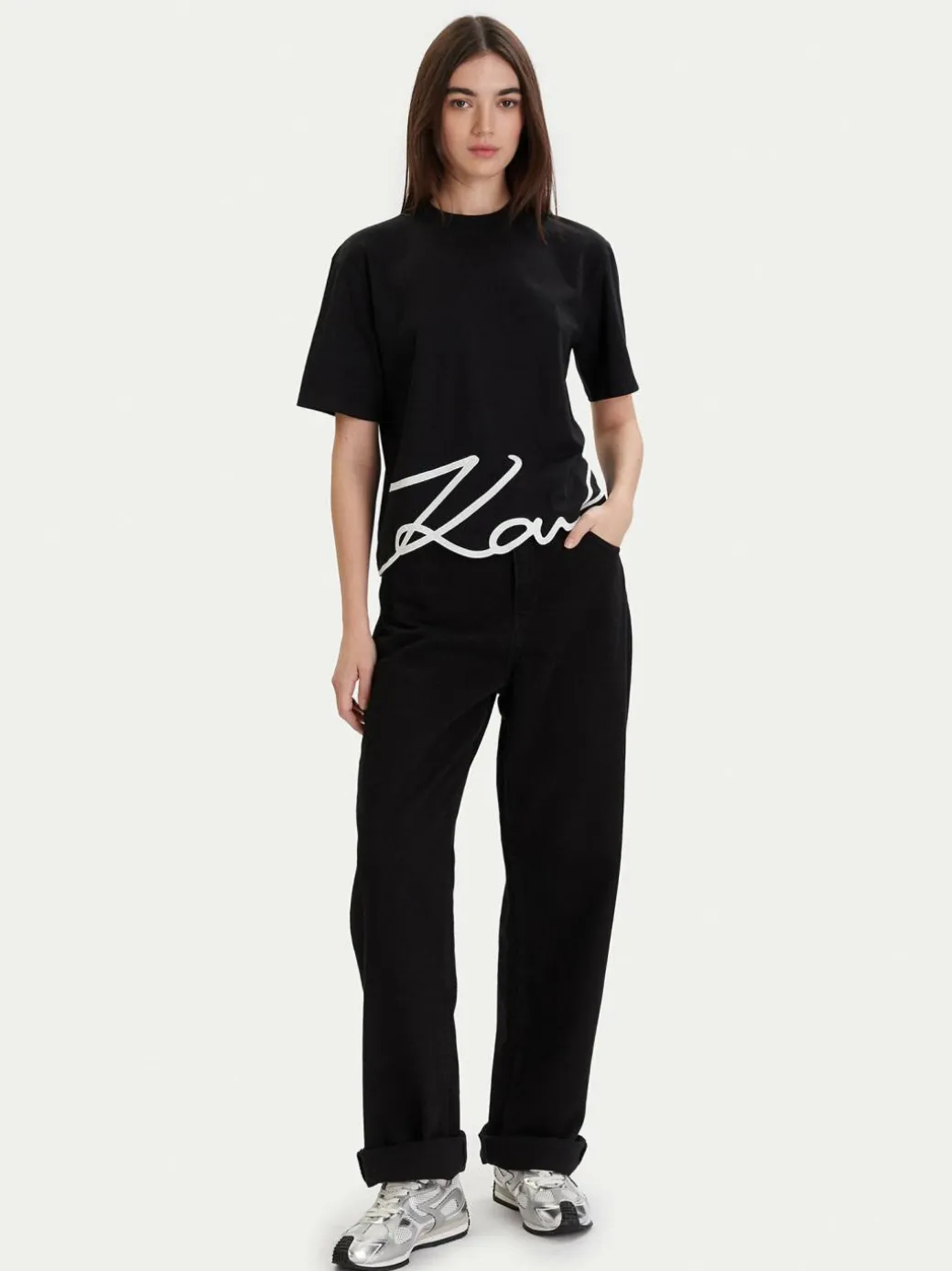 T-shirt A1W17013 Nero Relaxed Fit