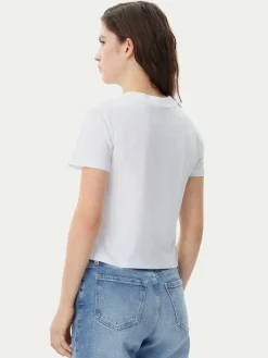 T-shirt Baby Tee J20J223113 Bianco Slim Fit