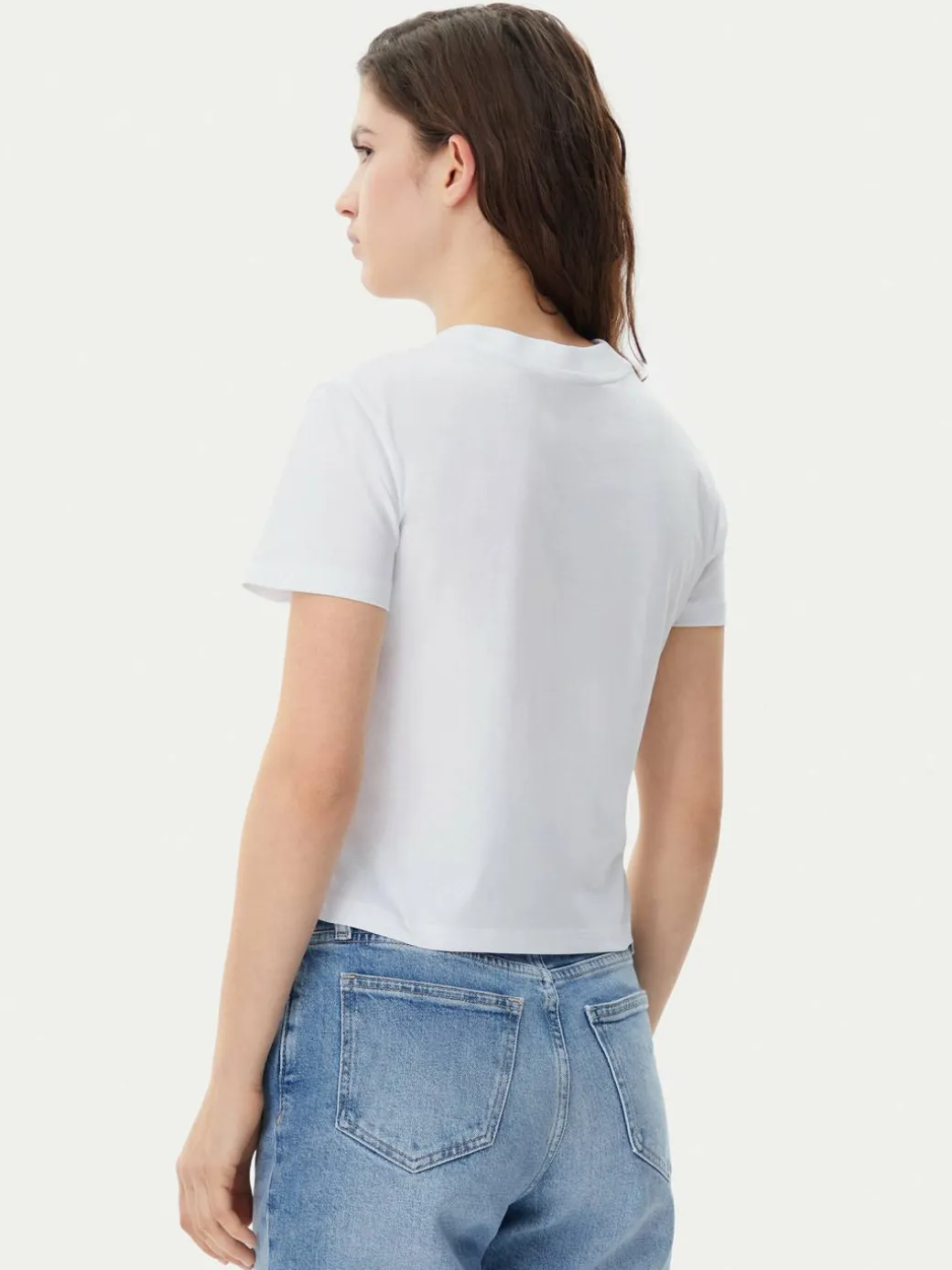 T-shirt Baby Tee J20J223113 Bianco Slim Fit