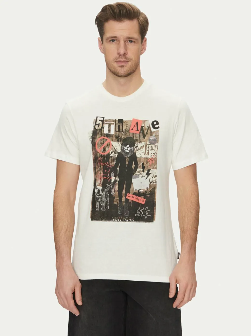 T-shirt 20717965 Bianco Regular Fit