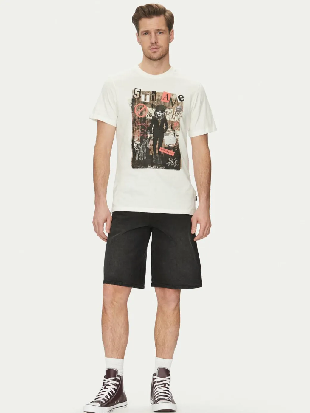 T-shirt 20717965 Bianco Regular Fit