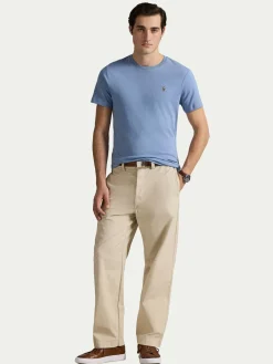 T-shirt 710740727095 Blu Custom Slim Fit