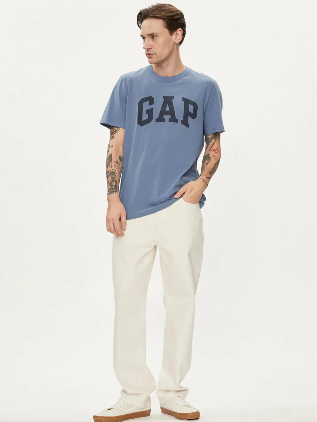 T-shirt 856659-02 Blu Regular Fit