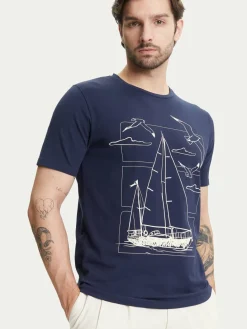 T-shirt 90509 Blu scuro Regular Fit