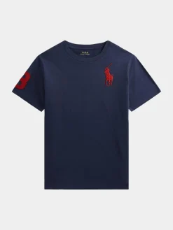 T-shirt 323832907039 Blu scuro Regular Fit