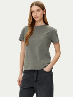 T-shirt Brandy 27033185 Grigio Slim Fit