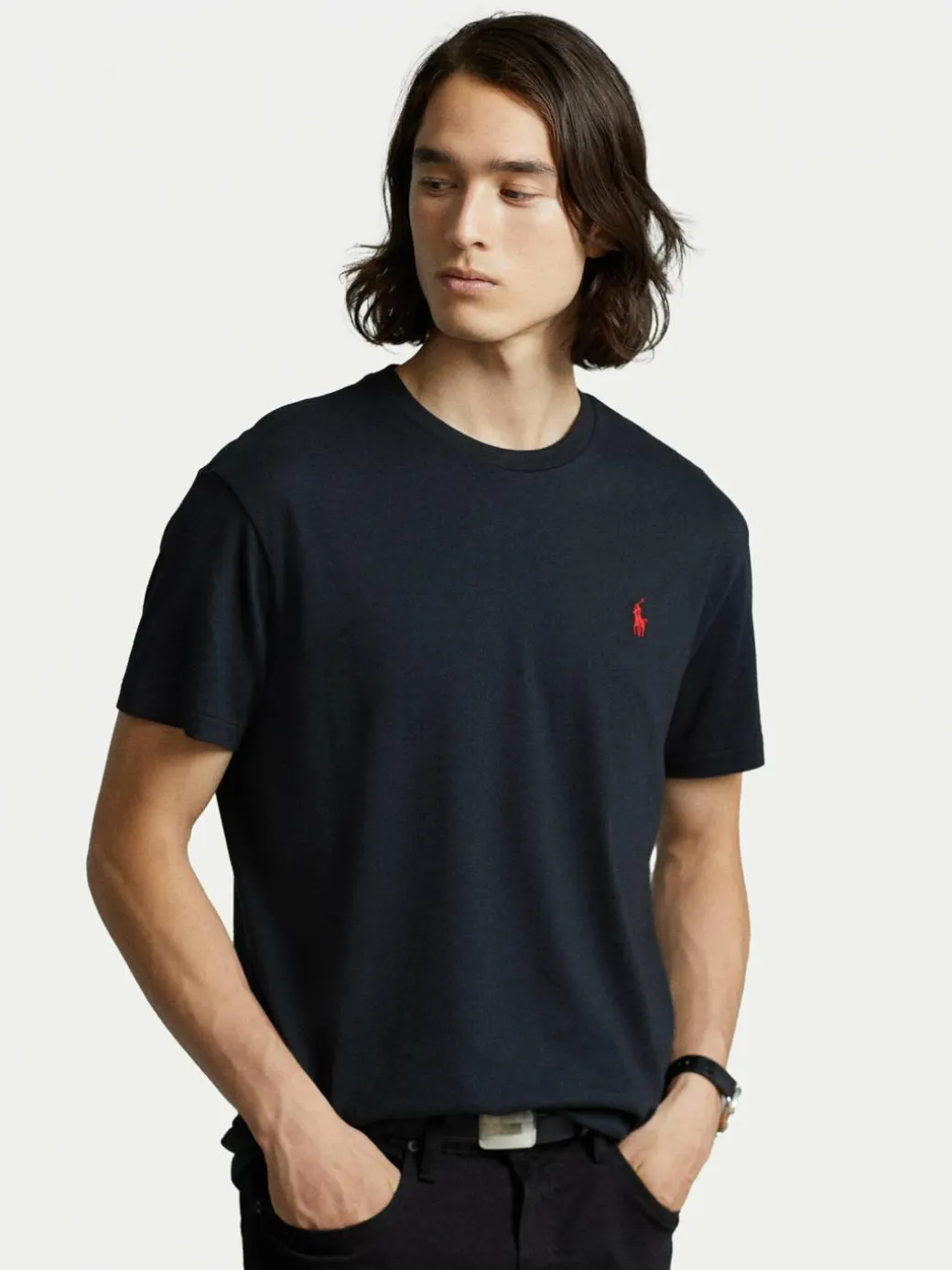 T-shirt Bsr 710680785 Nero Custom Slim Fit