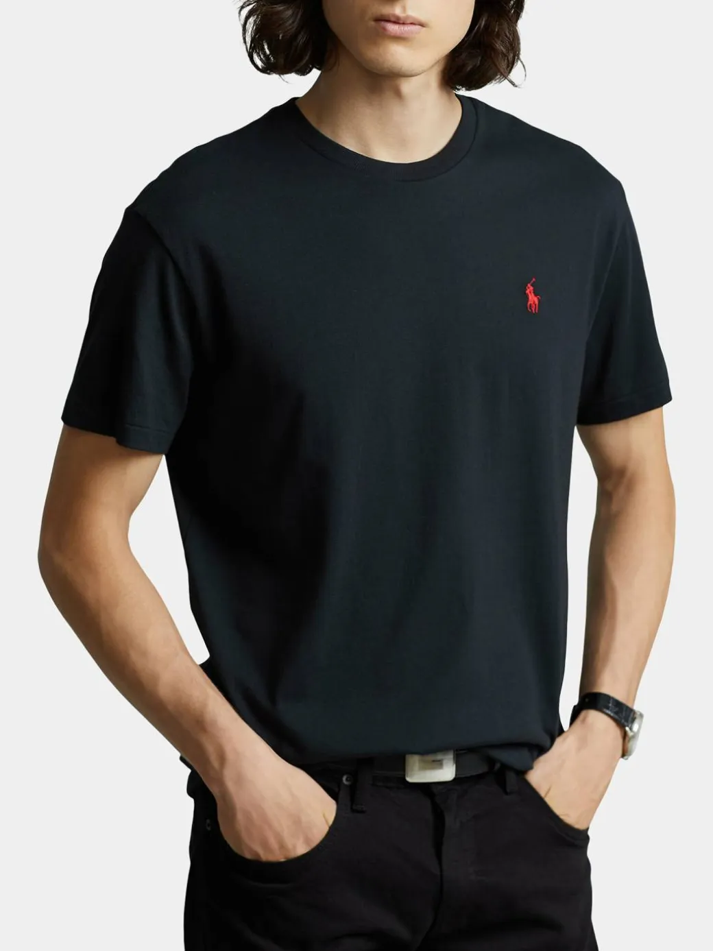T-shirt Bsr 710680785 Nero Custom Slim Fit