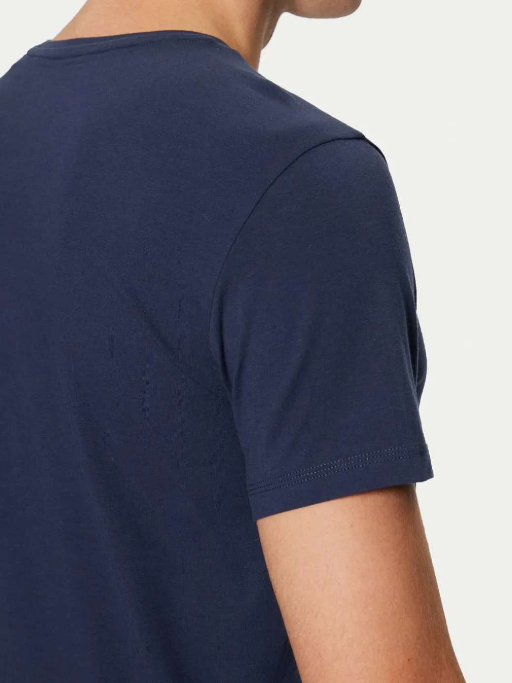 T-shirt Caleb U97M00 KCD31 Blu scuro Slim Fit