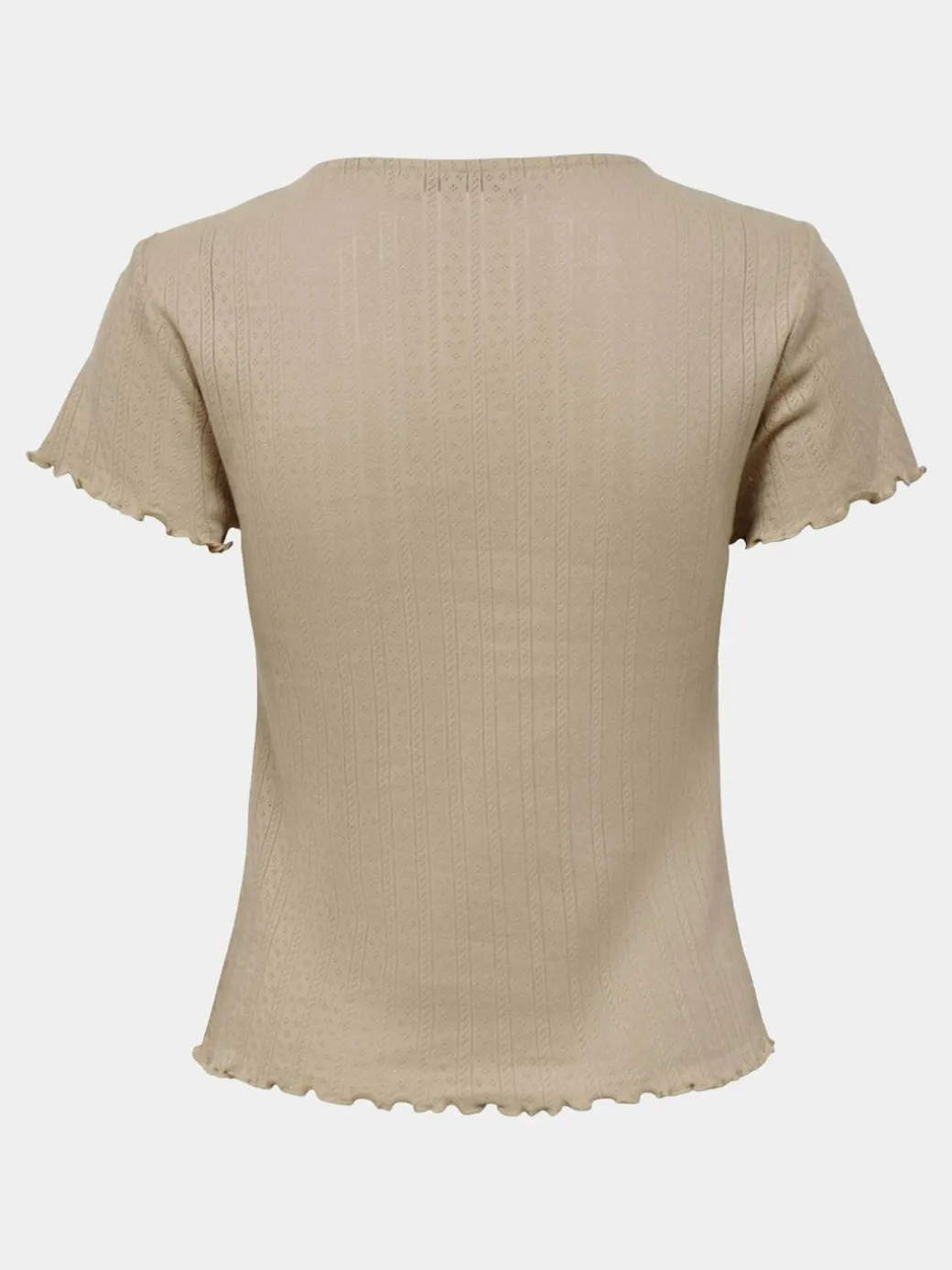 T-shirt Carlotta 15256154 Beige Tight Fit