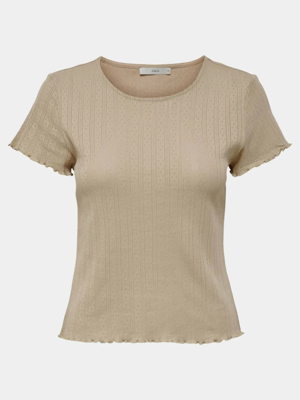 T-shirt Carlotta 15256154 Beige Tight Fit
