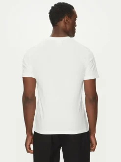 T-shirt Chest Logo K10K114146 Bianco Regular Fit