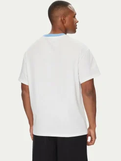 T-shirt CWC Hoops x Man City 631695 Bianco Regular Fit