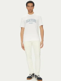 T-shirt Detroit 12268441 Bianco Relaxed Fit