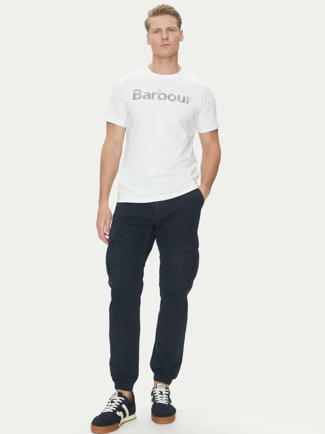 T-shirt Devon MTS1391WH11 Bianco Regular Fit