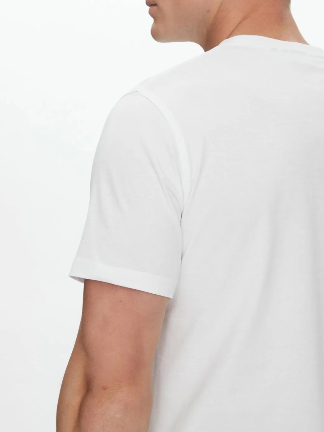 T-shirt Devon MTS1391WH11 Bianco Regular Fit