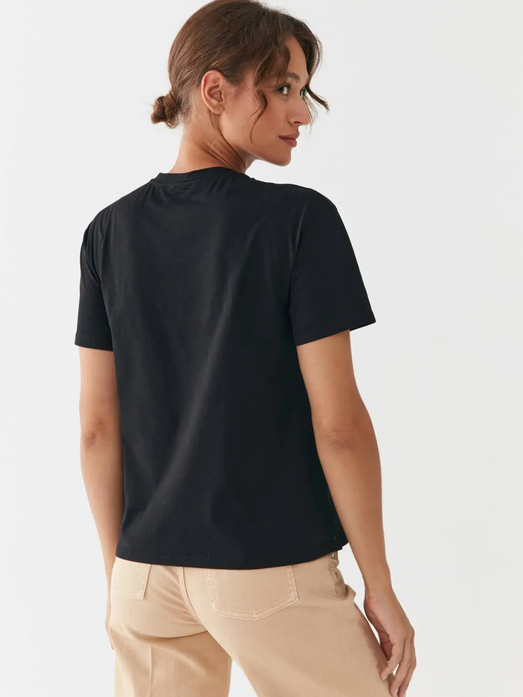 T-shirt 3096D102O Nero Regular Fit