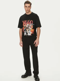 T-shirt Dugie 50538259 Nero Oversize