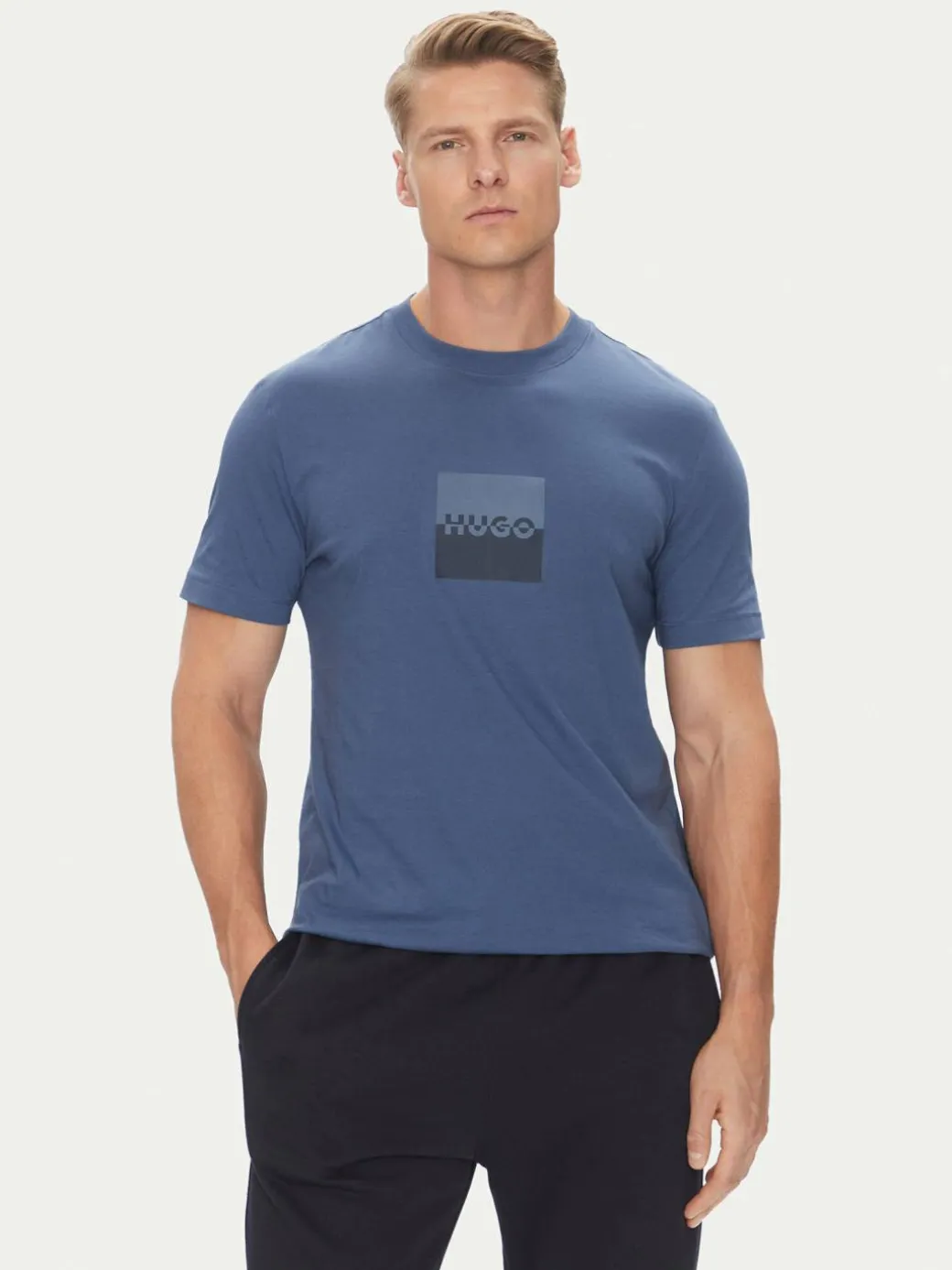 T-shirt Dusplit 50542784 Blu Regular Fit