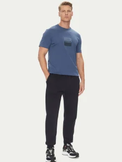 T-shirt Dusplit 50542784 Blu Regular Fit