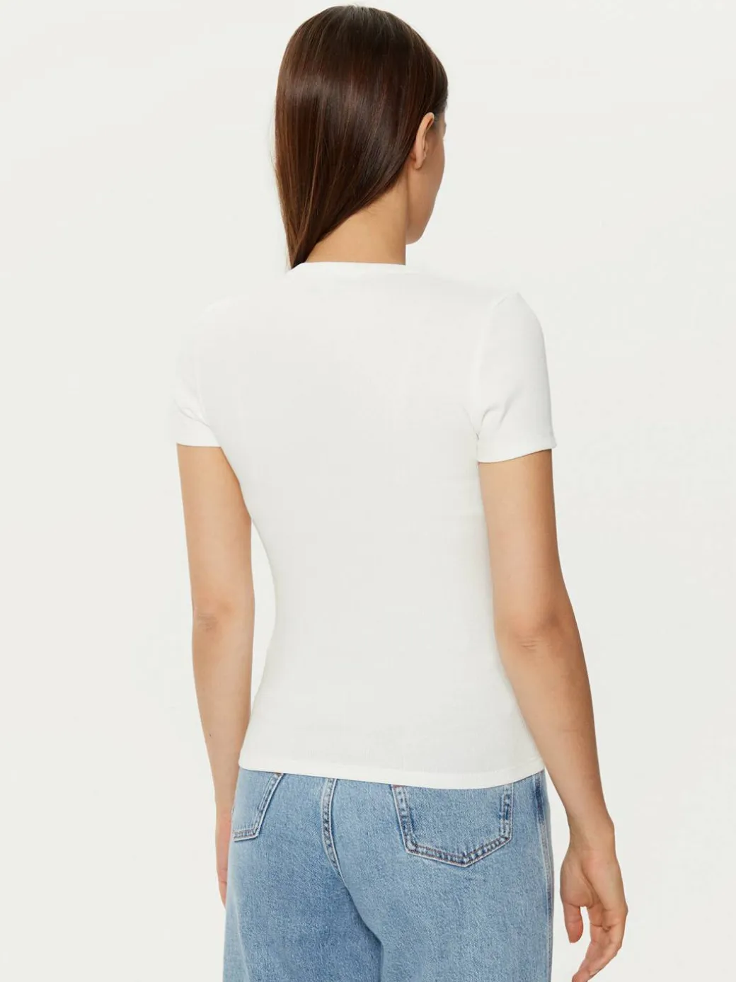 T-shirt DW0DW20463 Bianco Slim Fit
