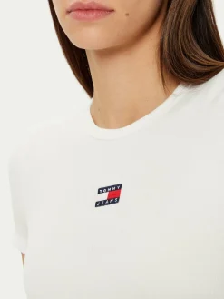 T-shirt DW0DW20463 Bianco Slim Fit