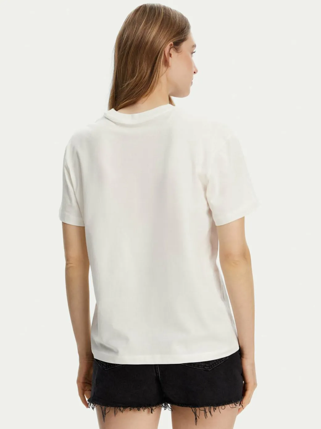 T-shirt EBJZT00424 Bianco Relaxed Fit