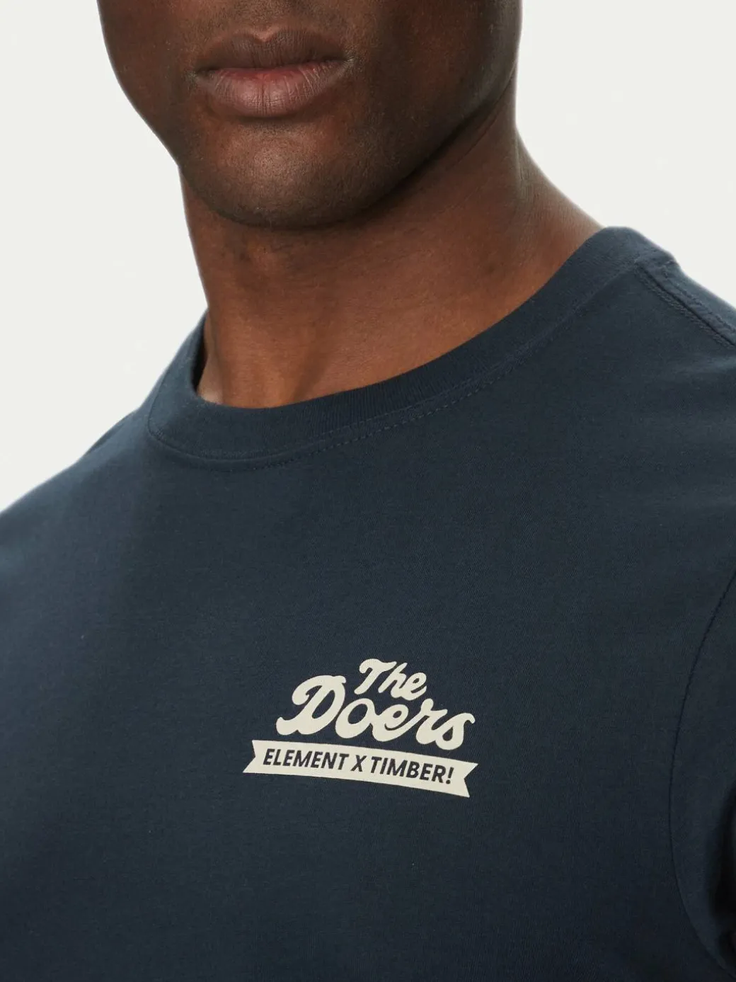 T-shirt ELYZT00520 Blu scuro Regular Fit