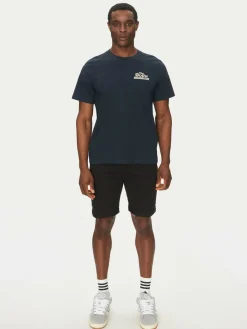 T-shirt ELYZT00520 Blu scuro Regular Fit