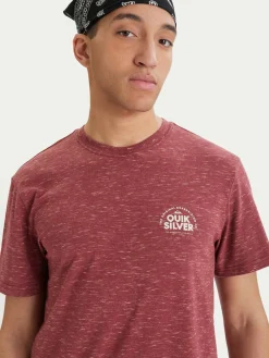 T-shirt EQYKT04416 Bordeaux Regular Fit
