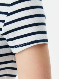 T-shirt Essential DW0DW17383 Blu scuro Slim Fit