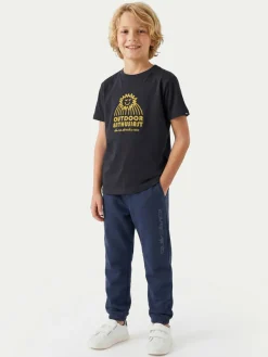 T-shirt Ev Spot On EQKZT03571 Blu scuro Regular Fit