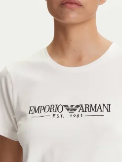 T-shirt EW000408 AF10881 U1131 Bianco Regular Fit