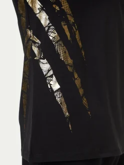T-shirt FAEC MTK8358 STE001N Nero Loose Fit