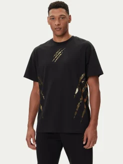 T-shirt FAEC MTK8358 STE001N Nero Loose Fit