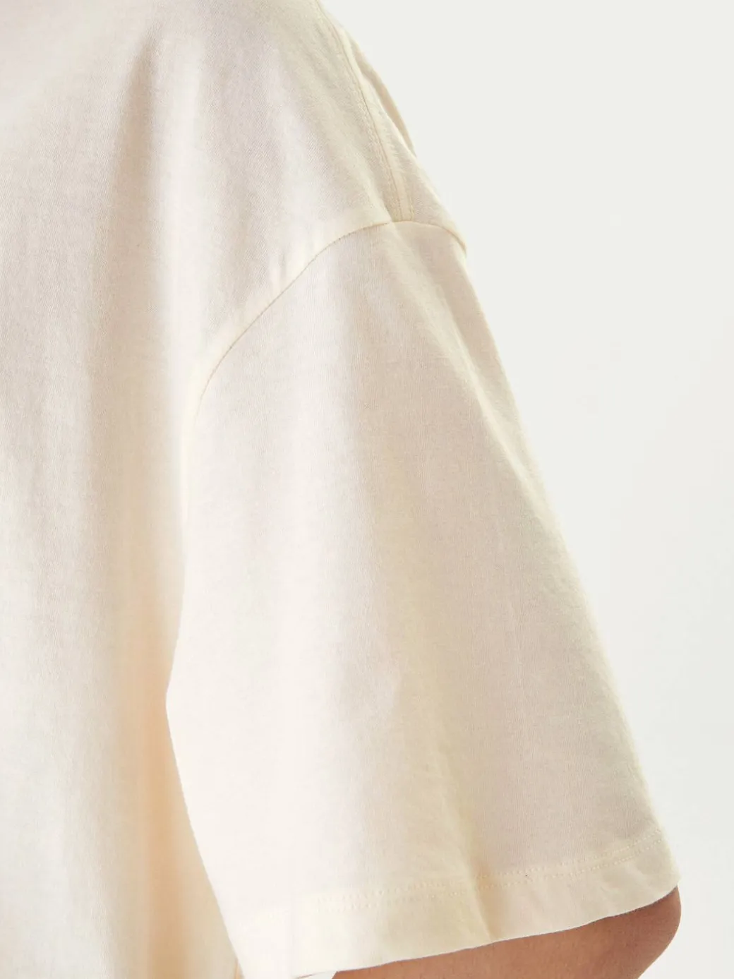 T-shirt Hangloose Poster ERJZT06090 Beige chiaro Loose Fit