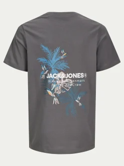 T-shirt Hawaii 12269831 Grigio Regular Fit