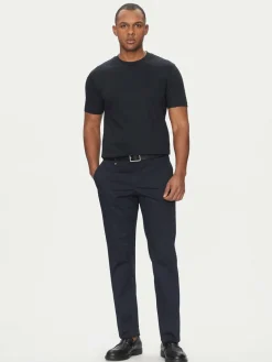 T-shirt H-Tessler 17 50523931 Blu scuro Slim Fit