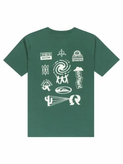T-shirt Hw Welcome All EQBZT04913 Multicolore Regular Fit