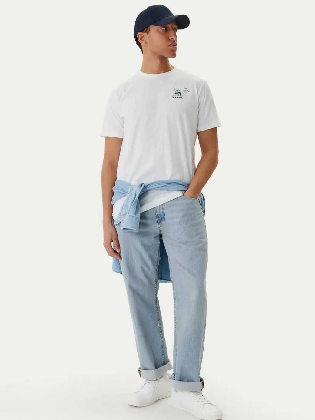 T-shirt Ichico 37276JW Bianco Regular Fit