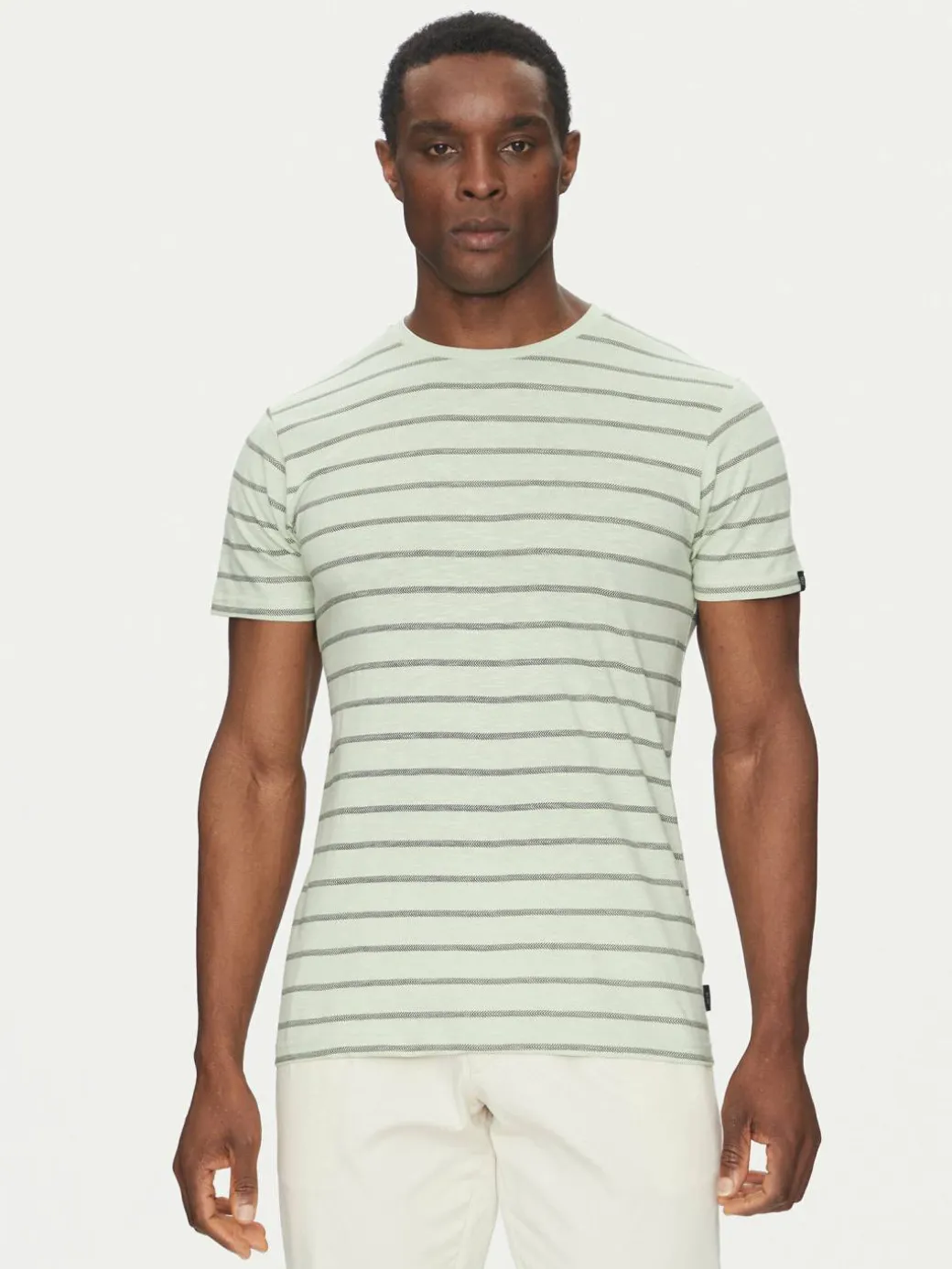 T-shirt Inrima 41-168 Verde Regular Fit