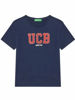 T-shirt 3I1XG10HT Blu scuro Regular Fit