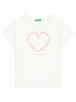 T-shirt 3JERG10J3 Bianco Regular Fit