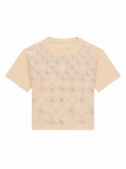 T-shirt J6GI05 K6YW4 Arancione chiaro Boxy Fit