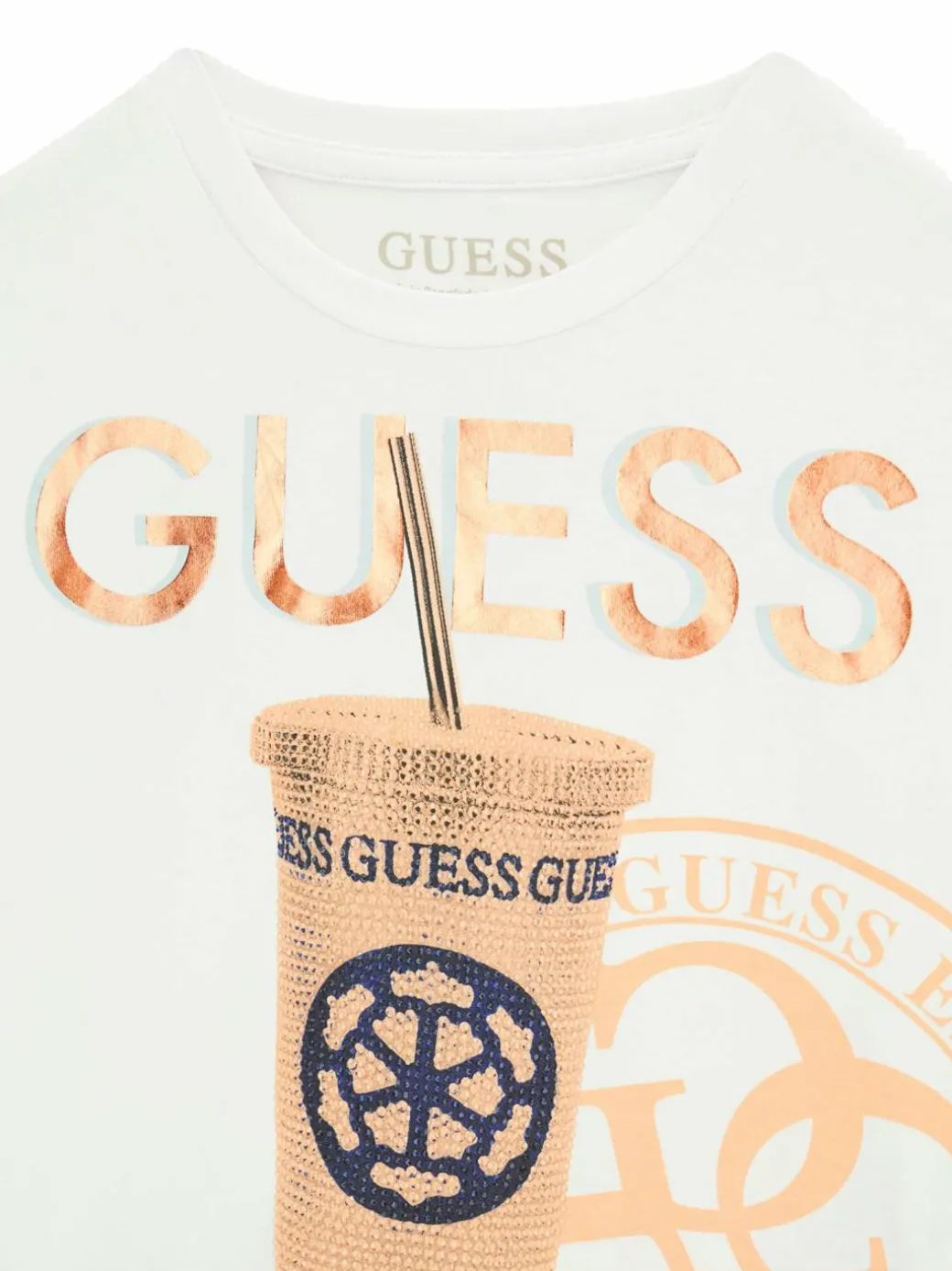 T-shirt J6GI06 K6YW4 Bianco Relaxed Fit