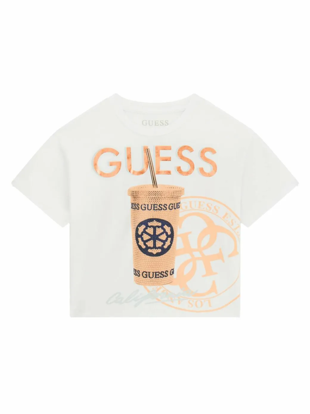 T-shirt J6GI06 K6YW4 Bianco Relaxed Fit