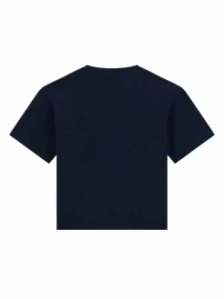 T-shirt J6GI05 K6YW4 Blu scuro Boxy Fit